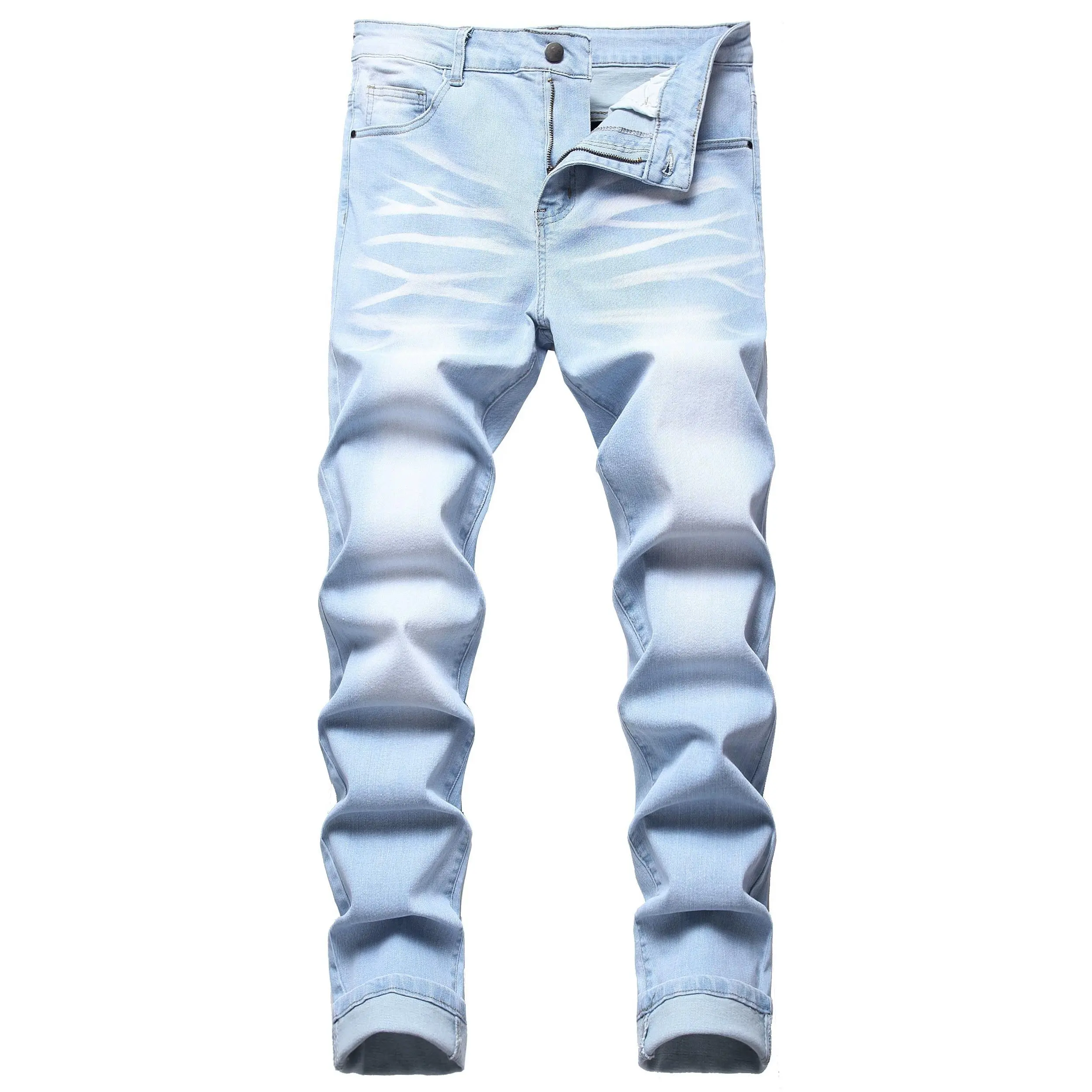 Men's slim fit stretch jeans, men's slim fit stretch jeans, men's slim fit streetwear jeans Casual Pants