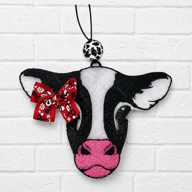 Cow Car Air Freshener Freshie | Strong Long Lasting Scent | Handmade Car Freshie | Western Car Accessories