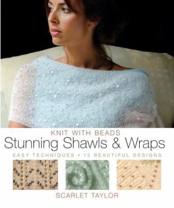 USED Book - Knit with Beads: Stunning Shawls and Wraps: Easy Techniques, 15 Beautiful Designs by Scarlet Taylor (Paperback) - english