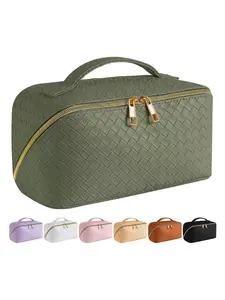 Large Travel Toiletry Bag, Portable Cosmetic Storage Pouch, Women's Makeup Bag, Essential Beauty Organizer, Ideal for Daily Use and Travel