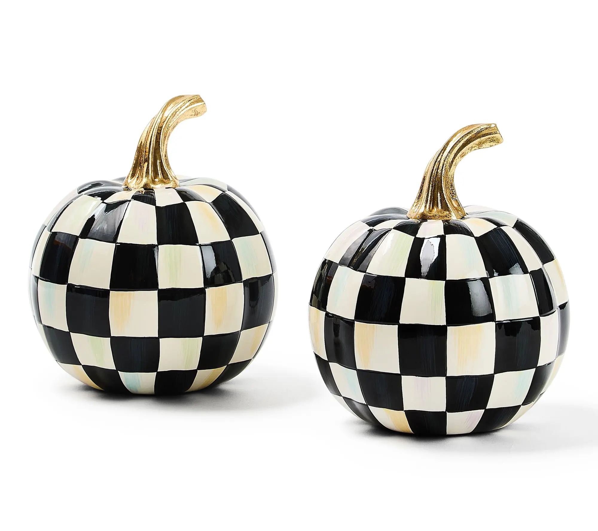 MacKenzie- Childs Set of 2 Mini Pumpkins MacKenzie- Childs Set of 2 Mini Pumpkins