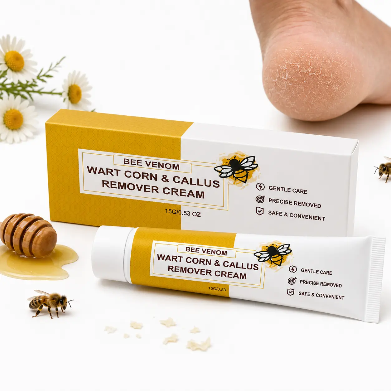 Corns & Calluses - NaturalSoothing Cream, Plant, Gentle Foot Care Products Moisturizing Moisturizing Foot Care Products Foot Soak Cracked Foot Repair Cracked Foot Repair Hydrating Moisture Hydrate Foot Lotion Nails