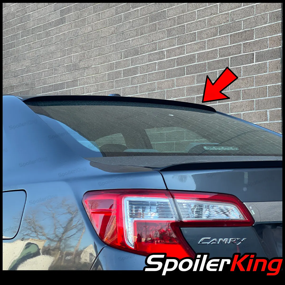 Spoiler King Automotive Aftermarket Part, Self-Adhesive Rear Window Roof Spoiler (284R) for Toyota Camry 2012-2014, Car Accessories, Accessories for Car