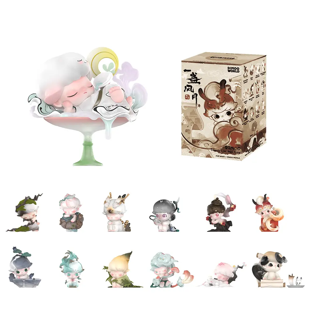 POP MART DIMOO Stories in the Cup Series Figures, Blind Box, Mystery Box