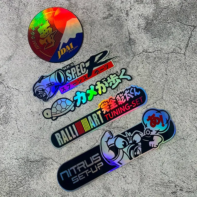 5PCS/SET Daily Passionate JDM Tuning Attitude Sticker Accessories - For cups, phone cases, notebooks. Full of daily passionate cool life attitude for JDM tuning fans. Add personalized details. Fits multiple scenes!