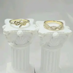 Variety of Gold-Plated Infinity Rings – High Quality, Water-Resistant, Elegant & Durable for Daily Wear