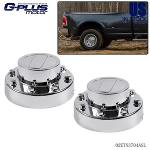 Fit For 11-18 Dodge Ram 3500 1 Ton Dually Truck Silver Rear Wheel Center Caps New