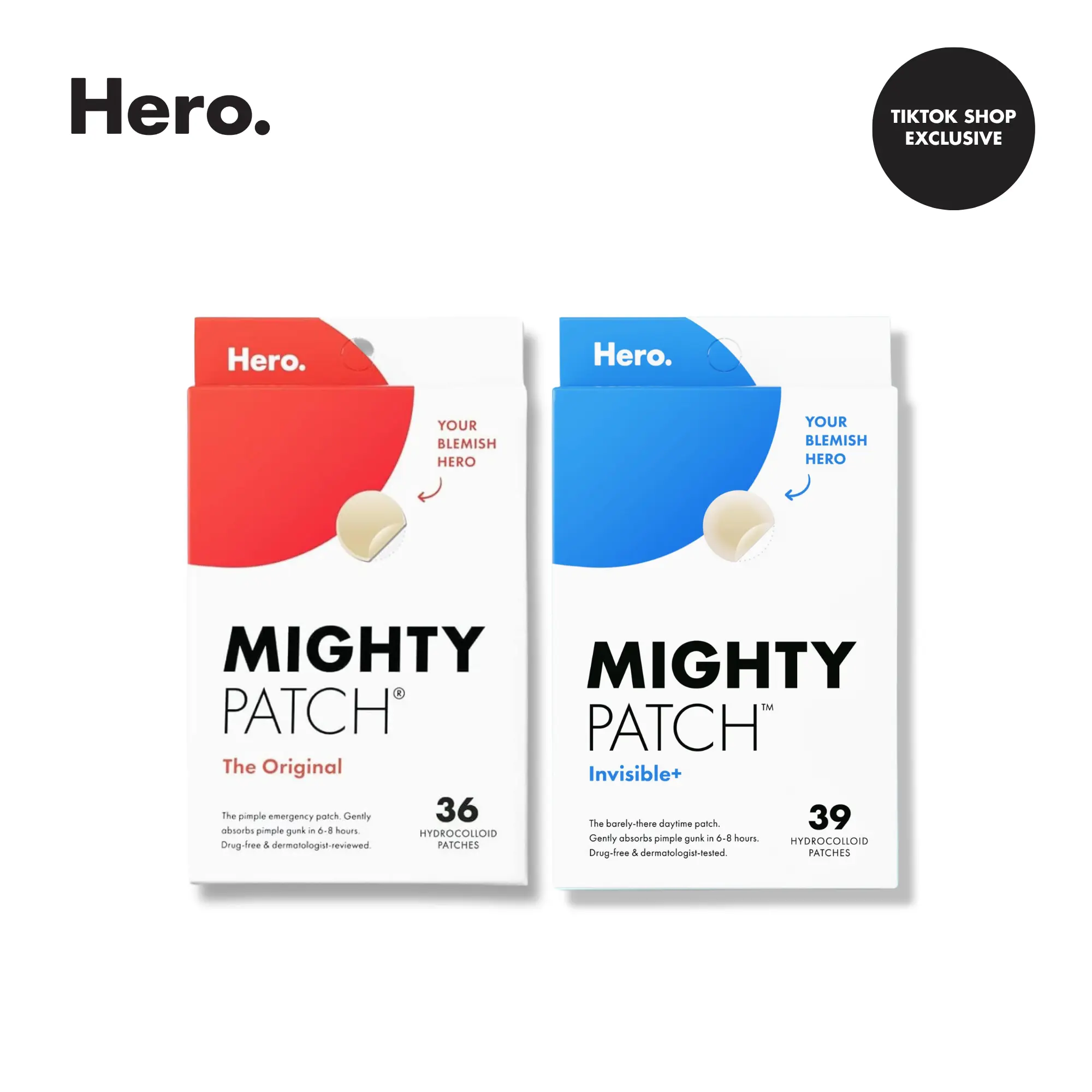 Hero Mighty Patch Original + Mighty Patch Invisible+
