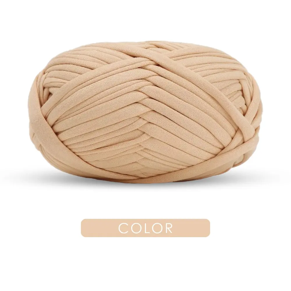 Pure Color T-Shirt Yarn, High Elasticity Soft Yarn, Premium Yarn, Ideal for Crocheting Summer Handbags, Cushions, Storage Baskets, DIY Crafts, Knitting Yarn