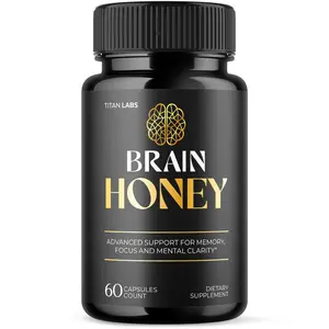 (1 Pack) Brain Honey Nootropic Natural Brain Supplement Brain Honey 60 Capsules