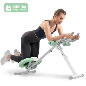 Merach Adjustable Ab Trainer Machine with LCD Monitor, Foldable Ab Exercise Machine for abs, Arm, Leg, Buttocks Shaper, Core & Ab Trainer at Home Gym for Women, Workout Equipment, TikTokShopBlackFriday