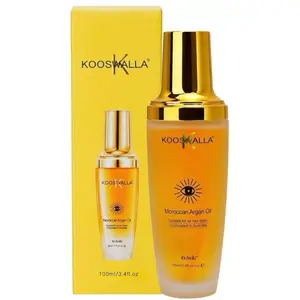 Hair Moroccan Argan Oil 100 ml - Gold for Hair Repair  Moroccan Argan Oil for Hair Healing Cold Pressed Weightless Argan Oil Hair Serum for Dry Damaged Hair Haircare