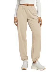 ODODOS Women's Brushed Fleece Jogger Sweatpants – Cozy Warm Adjustable High-Rise Relaxed Lounge Pants with Pockets summerwins