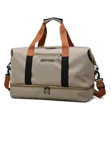 Large Capacity Travel Tote Bag, Portable Sports And Fitness Storage Bag, Travel Weekend Bag And Overnight Bag