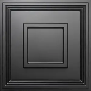 STICKGOO 12Pcs Drop Ceiling Tiles, PVC Panels Plastic Ceiling Tiles Waterproof Reusable, Baroque Decorative Ceiling Tiles for Home, Venetian Plaster