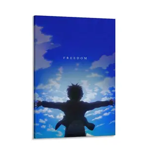 Attack On Titan Poster AOT Atrippy Anime Wall Art for Room Aesthetic Bedroom Dorm Decor Eco-Friendly Materials Fade-Resistant Waterproof UV-Protected Vibrant Colors - Illustrations