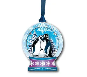 Beacon Designs Penguin Snowglobe Ornament