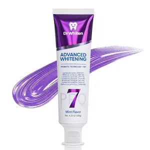 DrWhiten New 7-Pro Intensive Toothpaste, Upgraded Purple Whitening Formula, 7 Probiotics, Deep Enamel Repair, Long-Lasting Freshness