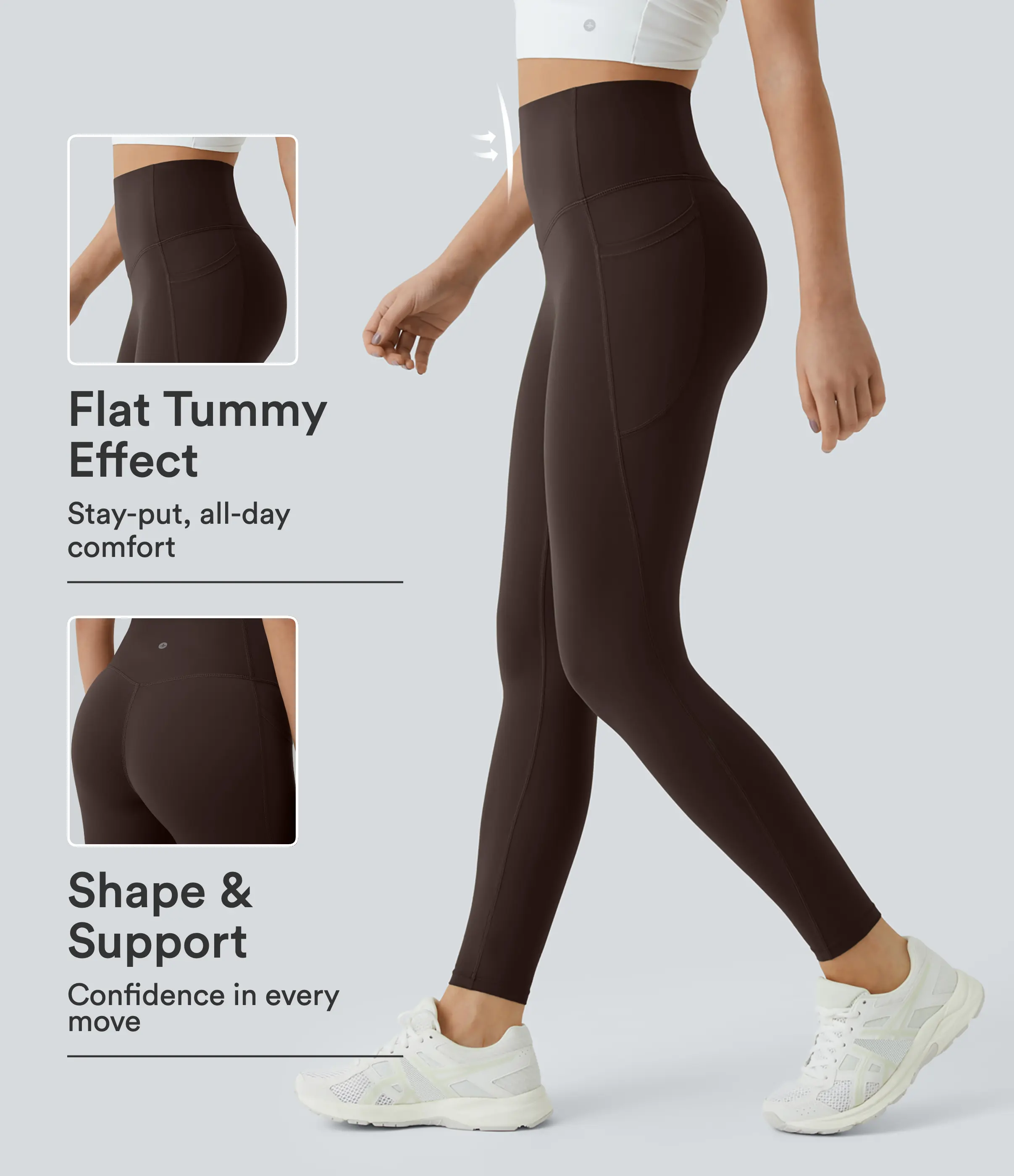 【Creator’s Pick】Halara UltraSculpt High Waisted Tummy Control Pocket Shaping Training Leggings