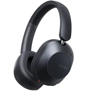 Picun F6 Hydrid Active Noise Cancelling Headphones with ENC, 100H Playing Time with Transparency Mode, Hi-Res Audio & Deep Bass Foldable Wireless Headphones with Mic for Travel, Home, Office