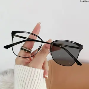 2026 6-Pack Unisex Retro Y2K Anti-Blue Light Glasses, Color-Changing Lightweight Frame Computer Eyewear for Office, Study, Gaming, and Everyday Screen Use,TikTokShopBlackFriday Summer