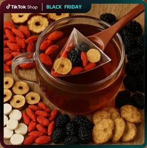 Totaria Health Tea:Ginseng Infused Eight Treasure Tea,Lung Detox Tea,Liver Detox Tea-Bloating Relief + Food Digestion, For Liver Detox & Liver Protection,Herbal Formula for Immunity Natural Organic Beverage 24 Bags,tiktokshop  BLACK FRIDAY