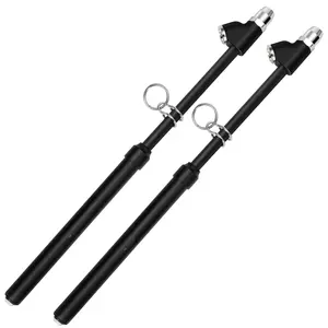 Heavy Duty Tire  Gauge, Straight-On Dual  Tire Air Gauge Range 10-150PSI, Extended Tube Tire Gauge Suitable for Semi , RV,and Bus(Pack of 2)