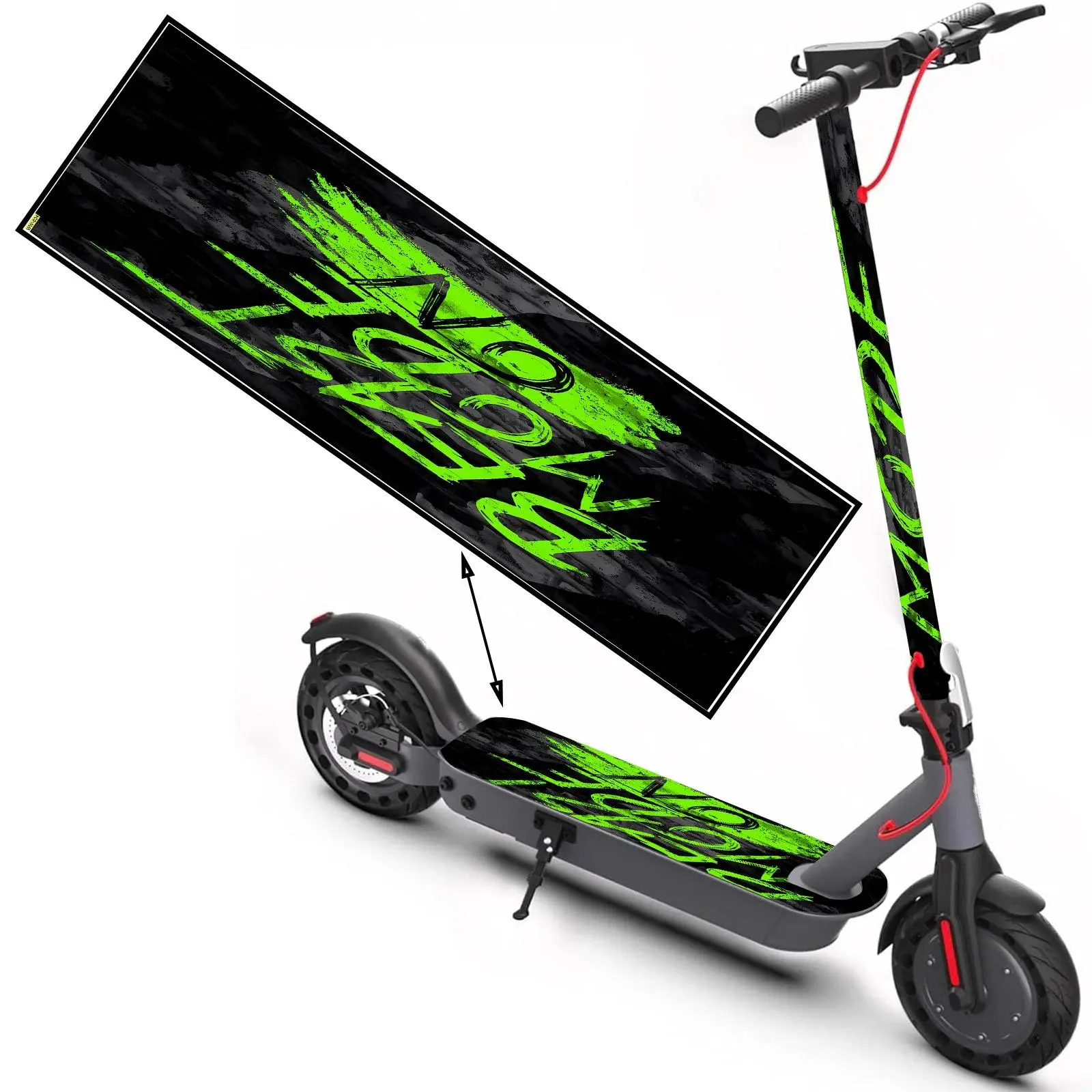 Tide cool graffiti, fashion scooter stickers, skateboard stickers, scooter floor mat stickers, cool skateboard accessories,