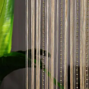 1pcs Beaded Fringe Curtain Doorway Divider for Room Bedroom Wedding Party Decor DIY Handmade Tassel Curtain Home Decoration