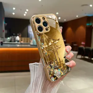 Luxury Glass Phone Case for iPhone 17 Pro Max, 17 Pro, 17 Air, 16 Pro Max, 16 Pro, 16 Plus, 15, 14, 13, 12, 11, X, XR, XS Max, 7, 8, 7p, 8p