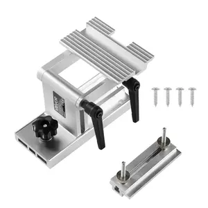 summervibes VEVOR Bench Grinder Tool Rest, Adjustable Replacement Tool Rest Sharpening Jig for 6 or 8 Bench Grinder - with Flat Miter Slide for 0 - 2.5 inch Wide Blades and Chisels, 0-90° Angle, Sharpens Tools