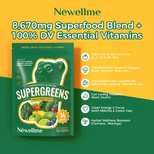 NEWELLME Multivitamin Gummies for Gut Health Boost Immunity Aid Recovery Enhance Beauty with Vitamins A C D E B6 B12 Biotin Zinc & Natural Extracts