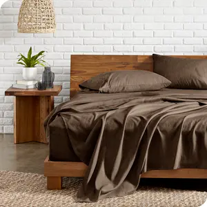 Bare Home Heathered Ultra-Soft Sheet Set - Comfy Bedding