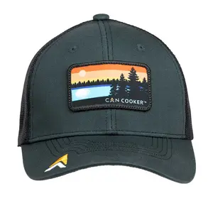 CanCooker Green Sunset Trucker Style Hat