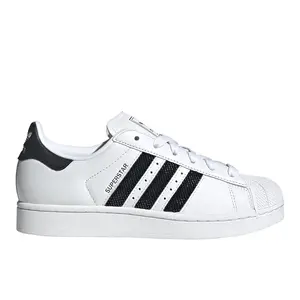 adidas Womens Superstar Ii Lace Up Sneakers Shoes Casual - White