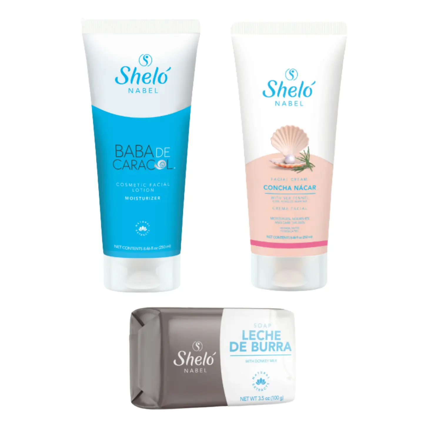 Shelo Nabel Natural Skincare Trio – Facial Blemish & Dark Spot Treatment Kit Manchas