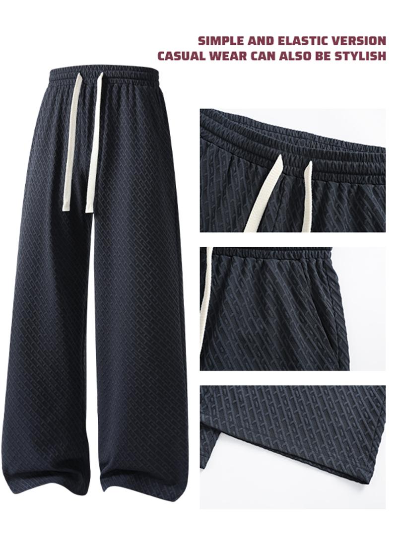 Womens Waffle Knit Wide Leg Sweatpants, High Waist Drawstring Baggy Pants, Casual Loose Flowy Trousers for Lounge, Yoga, Shopping, All Season