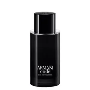 212 MAIN Giorgio Armani ABCMTS25R-A 2.5 oz Armani Code Aromatic Fruity Fragrance Eau De Toilette Refillable Spray for Men, with Bergamot & Olive Flower Notes, 2.5Oz