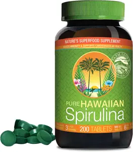 Nutrex Pure Hawaiian Spirulina 200 Tablets 500 mg