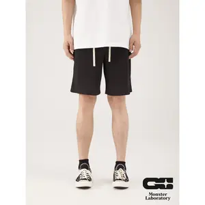 【5.10 Coming Soon】Monster Lab Men's Pleated Dress Pants Black , Relaxed Fit Straight Leg Trousers, Stretch Waist, Lightweight Comfortable, Smart Casual #23004