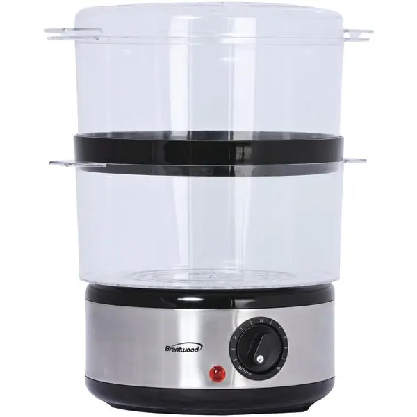 Brentwood TS-1005 2-Tier Food Steamer, Black