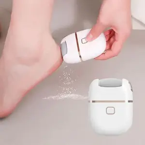 Electric Foot File, 1 Box Rechargeable Foot Callus Remover with 3 Grinding Heads, Waterproof Foot File Tool, Professional Foot Care Tool, Rechargeable Pedicure Tools for Home & Salon Use, Electronic Foot File