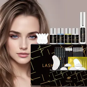 Flora Ruby Eyelash & Brow Lifting Kit, Long-Lasting Keratin Curler Set, Dual Use for Eyelashes and Brows, Perfect for Salon Quality Results at Home