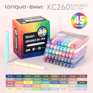 45-Pack Erasable Neutral Pens, Gel Pen, Art Pen, 0.6mm Tip, Twist-Action, Rich Colors, Ideal for Writing, Journaling, Sketching, DIY, Office & School Use