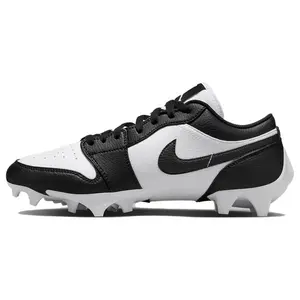 Air Jordan 1 Low TD Cleat 'Black White' 2023