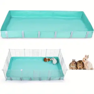 Guinea Pig Cage Liner, Waterproof Liner for Guinea Pigs, Guinea Pig Bedding with Tarp Bottom for C&C Grids, Cage Liners for Guinea Pig, Bunny, Hamster, Rabbit, Not Include Cage, 47 * 24 inches, Rabbit Playpen