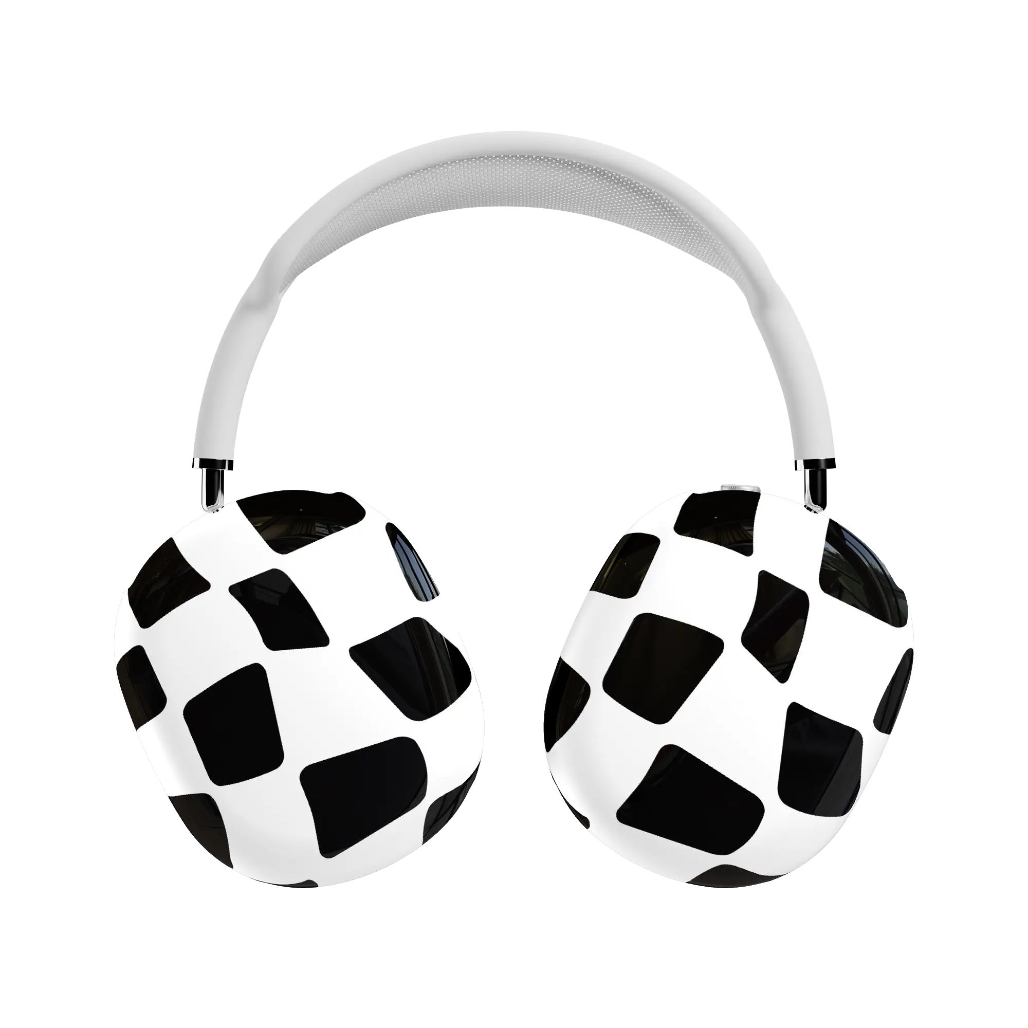 Casely AirPods Max Case | Snap-On Hard Shell Covers | Funky Checkerboard | High Contrast Design