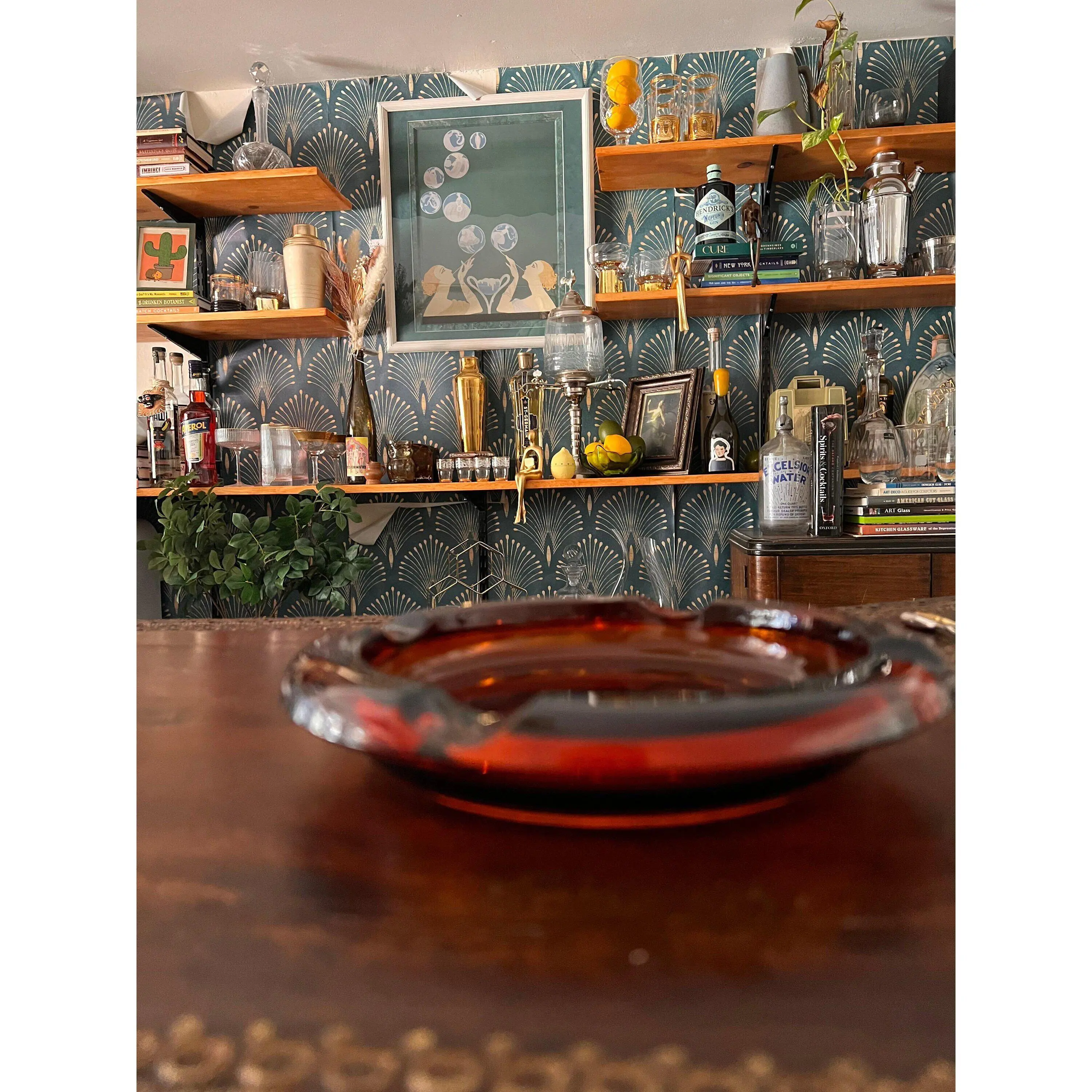 vintage orange ashtray vintage orange ashtray