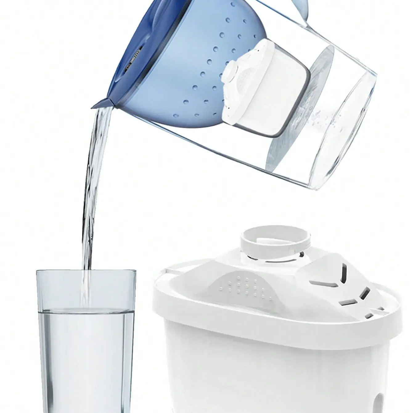 Brita Maxtra Water Filters Cartridge Set, 6-Pack Replacement Parts for Limescale & Chlorine Removal, Activated Carbon Filtration, Water Filter Pitcher