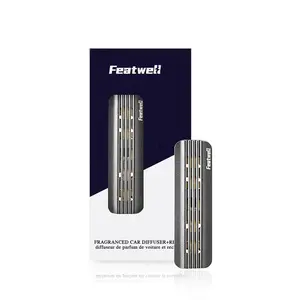 Featwell Car Air Freshener Vent Clip Fresh Scent - with 1 Car Scent Diffuser Refills - Car Air Diffuser - Fragrance Decoration Accessories.